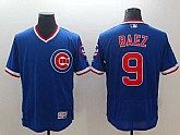 Cubs 9 Javier Baez Royal Throwback Flexbase Stitched Baseball Jerseys,baseball caps,new era cap wholesale,wholesale hats